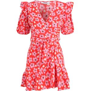 Dorothy Perkins Petite Jurk  pink / rood / wit