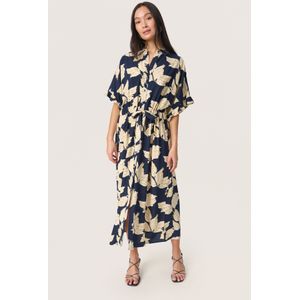 SOAKED IN LUXURY Blousejurk  crème / nachtblauw