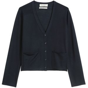 Marc O'Polo - Gebreid Vest - Donkerblauw