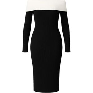 WOMAN VISION Jurk  zwart / wit