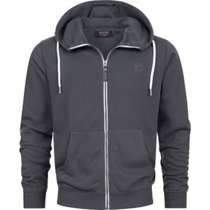 INDICODE JEANS Sweatvest 'Christos'  donkergrijs