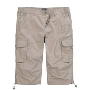 Men Plus - Cargobroek - Sand - Katoen - Knielengte - Regular Pasvorm