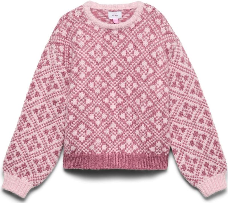 Vminga - Gebreide Pullover - O-hals - Lange Mouwen - Oversized Fit