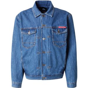 QUIKSILVER Sportjas 'ALL RIDE'  blauw denim / rood / wit