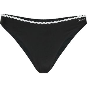 Karl Lagerfeld Bikinibroek 'Scallop'  zwart / wit