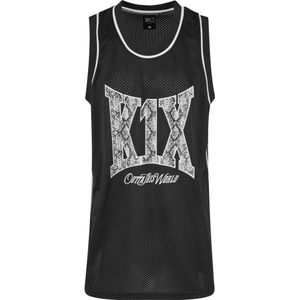 K1X Shirt 'Python'  grijs gemêleerd / zwart