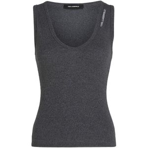 Karl Lagerfeld Top  donkergrijs