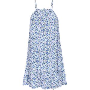 swirly Jurk 'Spring Summer'  blauw / groen / zwart / wit