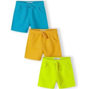 MINOTI Broek  blauw / neongroen / oranje