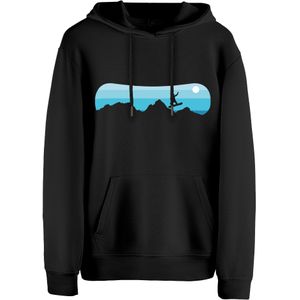 Cotton Prime Sweatshirt 'Snowboarder'  royal blue/koningsblauw / lichtblauw / zwart / wit