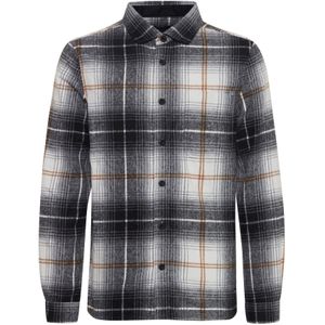 INDICODE JEANS Overhemd 'Valmer'  bruin / zwart / wit