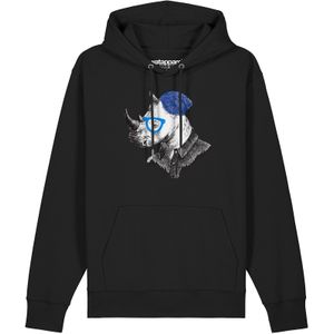 Watapparel Sweatshirt 'Nashorn'  gemengde kleuren / zwart