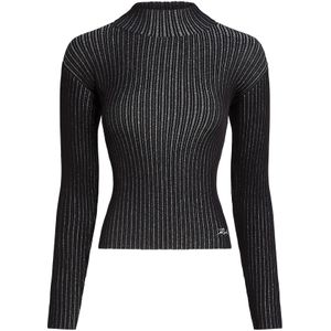 Karl Lagerfeld Trui  zwart / zilver