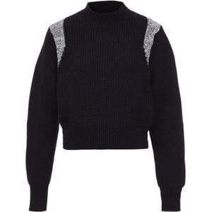 Libbi Trui  zwart / wit