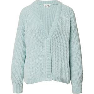 s.Oliver Gebreid vest  lichtblauw