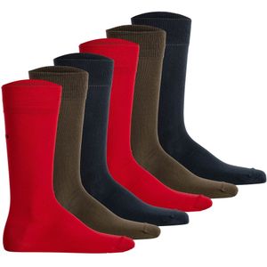 HUGO Sokken  navy / olijfgroen / bloedrood