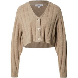 EDITED Gebreid vest 'Geena'  beige