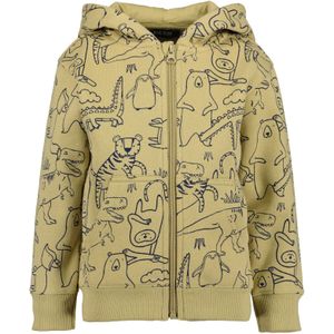 BLUE SEVEN Sweatvest  marine / kaki