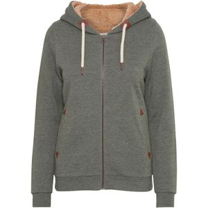 Oxmo Sweatvest 'Vicky'  donkergroen