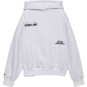 Pull&Bear Sweatshirt  grijs / zwart
