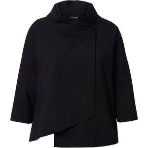 Ulla Popken Sweatshirt  zwart