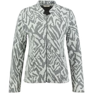 Key Largo Gebreid vest 'Cosmic'  grijs / wit