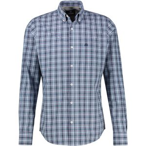 LERROS Overhemd  navy / wit