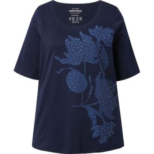Ulla Popken Shirt  marine / donkerblauw