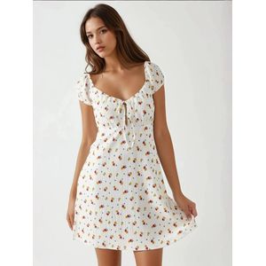 Hiccup Zomerjurk  mosterd / groen / pink / wit