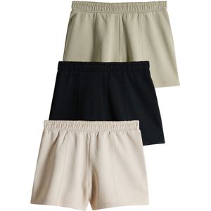 The Set Broek  crème / pastelgroen / zwart