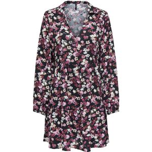 ONLY Jurk 'ONLNOVA'  aubergine / rosa / rood / wit