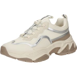 STEVE MADDEN Sneakers laag 'Android-E'  crème / donkerbeige / zilver