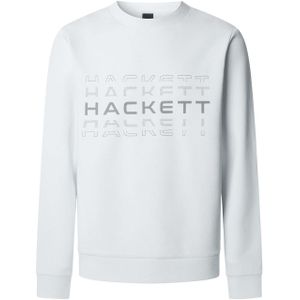 Hackett - HM5800006 - Sweater - Wit - HSPORT
