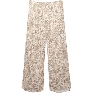 Pull&Bear Broek  beige / bruin / wit