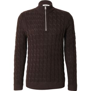 Only & Sons Trui 'ONSKICKER'  donkerbruin