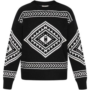 IZIA Trui  zwart / wit