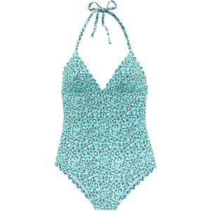 LASCANA Badpak  blauw / zwart / wit