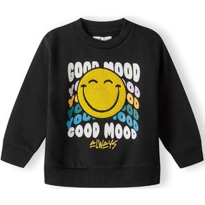 MINOTI Sweatshirt  blauw / geel / zwart / wit