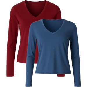 C&City Shirt  blauw / rood
