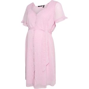 Jerseyjurk - V-Hals - Korte Mouwen - Riemsluiting - Regular Fit