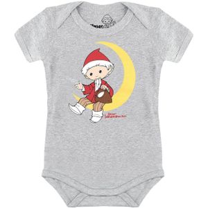 LOGOSHIRT Rompertje/body  geel / grijs / vuurrood / wit