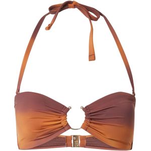 Hunkemöller Bikinitop 'Janiero'  aubergine / oranje
