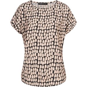 Cloud5ive Blouse  beige / zwart