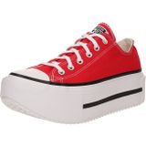 Converse Chuck Taylor All Star Lift Double Stack Platform Canvas voor Vrouwen in Red/Black/White, Maat EU 44.5