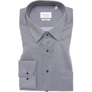 Eterna - Overhemd - Staalgrijs - Comfort fit - Lange Mouwen - NON IRON