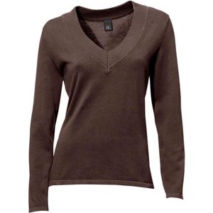 Gebreide Trui - Chocobruin - 100% Katoen - Lange Mouwen