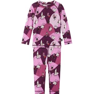 Reima Ondergoedset 'Moomin'  pink / bordeaux / zwart / wit