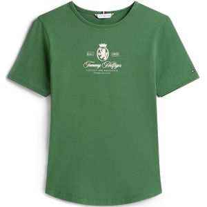 TOMMY HILFIGER Shirt  groen / wit