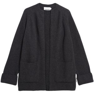 ARMEDANGELS Gebreid vest 'Wardaa'  donkergrijs