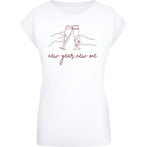 F4NT4STIC Shirt  roodviolet / wit